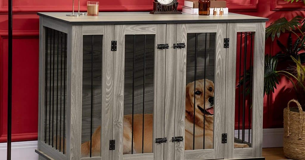 Hundebox Holz Xxl